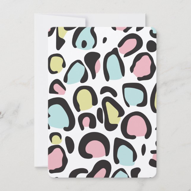 1980sアニマルプリントパターン (正面)