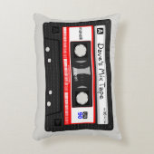 1980sカセットミックステープ枕 アクセントクッション (正面(垂直))