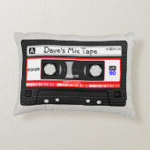 1980sカセットミックステープ枕 アクセントクッション (裏面)