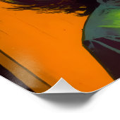 1980sパルプホラー漫画カバーアートワークレトロ ポスター (コーナー)