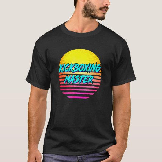 1980sレトロキックボクシングマスター tシャツ (正面)