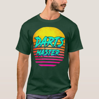 1980sレトロダーツマスター tシャツ