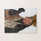 1980s Fashion Leopard Print Jigsaw Puzzle ジグソーパズル (横)