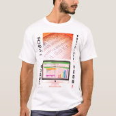 「1980s vs 2000s会計」 tシャツ (正面)