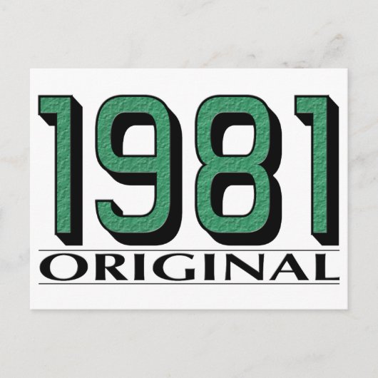 1981オリジナル ポストカード (正面)