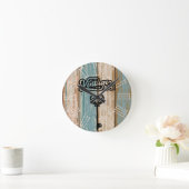 1981ヴィンテージアクリル製壁時計 ラウンド壁時計 (ホーム)