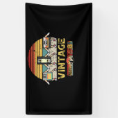 1981ヴィンテージ41st誕生日Music Techカセット 横断幕 (縦)