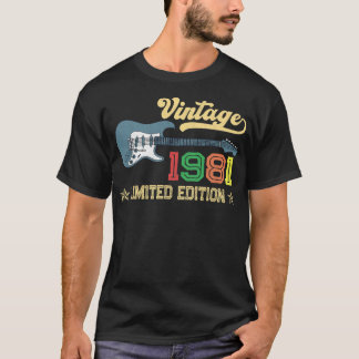 1981年からベテランのパパ Tシャツ 父の日 プレゼント 男性 祖父 お父さんへのギフト