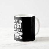 1981年にオリジナル部品で コーヒーマグカップ (正面右)