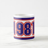 1981年に生まれて下さい コーヒーマグカップ (中央)