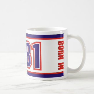 1981年に生まれて下さい コーヒーマグカップ