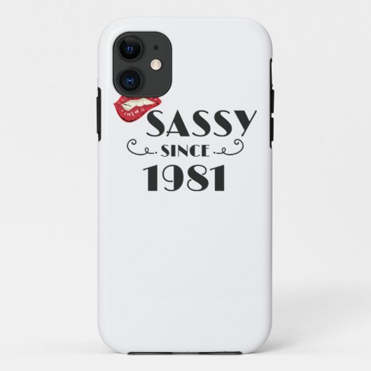 1981年のギフト以来の素晴らしい誕生日ギフト Case-Mate iPhoneケース (裏面)