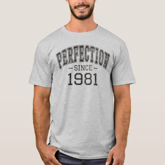 1981年の1981年のヴィンテージ生まれスタイル以来の完成 Tシャツ