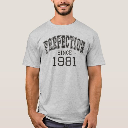 1981年の1981年のヴィンテージ生まれスタイル以来の完成 Tシャツ (正面)