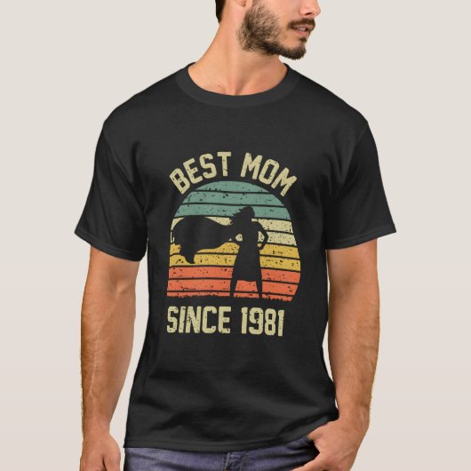 1981年以来の最高のママ 母 ママ 母の日 Tシャツ (正面)