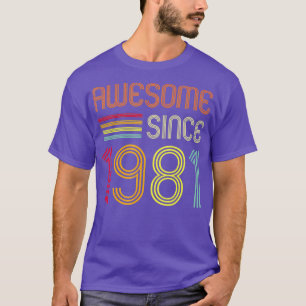1981年素晴らしから40歳の誕生日レトロ Tシャツ