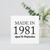 1981年製 カード (スタンド正面)