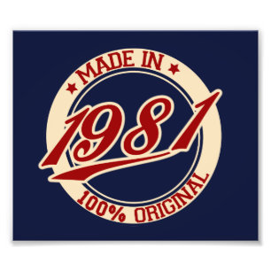1981年製 フォトプリント