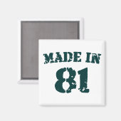 1981年製 マグネット (正面/裏面)