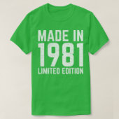 1981年製 Tシャツ (デザイン正面)