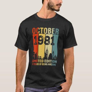 1981年10月限定版40年の畏敬 Tシャツ