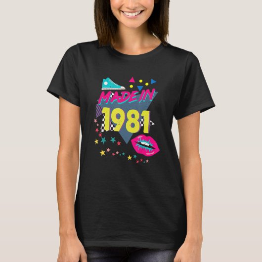 1981年41誕生日80s 90s 1990s 1980s Nos Tシャツ (正面)