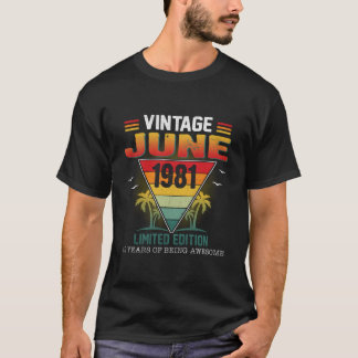 1981年6月 すばらしさ42年目 Tシャツ