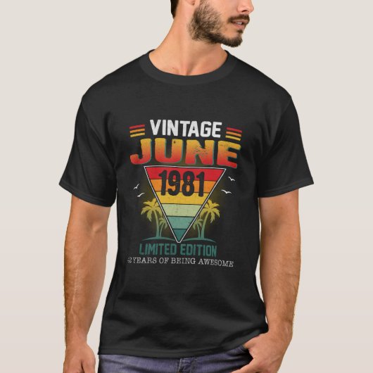 1981年6月 すばらしさ42年目 Tシャツ (正面)