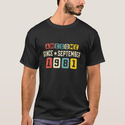 1981年9月40日 Tシャツ (正面)