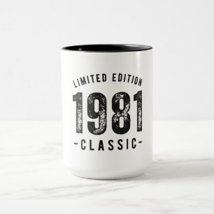 1981年 クラシックな誕生年 マグカップ