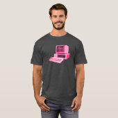 1981年 レトロコンピューター ピンクTシャツ Tシャツ (正面フル)