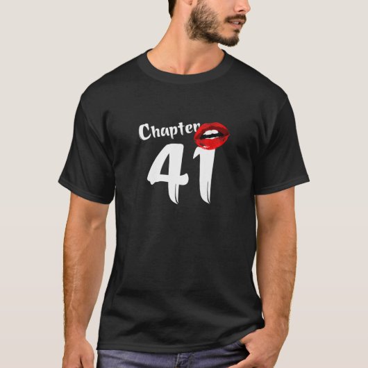 1981生まれ年の女性41年41回ハッピーバイ Tシャツ (正面)