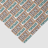 1981生まれ年ティッシュペーパー 薄葉紙 (詳細)