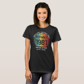 1981素晴らし年12月以来の男性の女性B Tシャツ (正面フル)