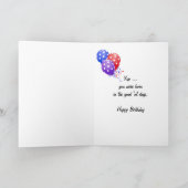 1981誕生日おもしろい事実 カード (内部)