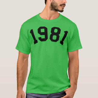 1981 1 Tシャツ