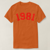1981 Tシャツ (デザイン正面)
