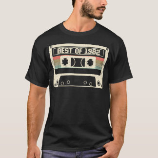 1982カセットテープ42最高の誕生日1982 Tシャツ