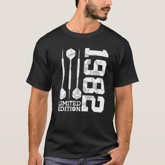 1982ダーツ40歳の誕生日 Tシャツ (正面)