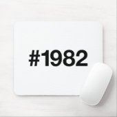 1982ハッシュタグ43誕生日記念日 マウスパッド (マウス)