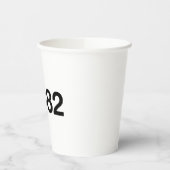 1982ハッシュタグ43誕生日記念日 紙コップ (左)