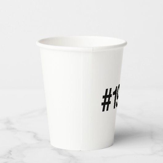 1982ハッシュタグ43誕生日記念日 紙コップ (右)