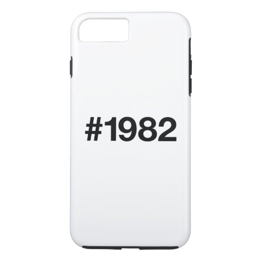 1982ハッシュタグ43誕生日記念日 Case-Mate iPhoneケース (裏面)