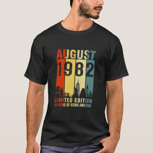 1982威厳がある 40年素晴らし Tシャツ (正面)
