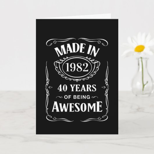 1982年に2022年の40年素晴らし間作 カード (小さな植物)