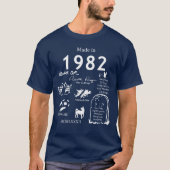 1982年のTシャツ製 Tシャツ (正面)