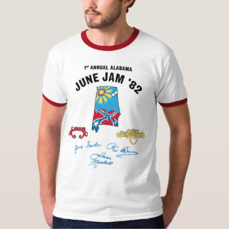 1982年ジューンジャムヴィンテージリンガーTシャツ Tシャツ