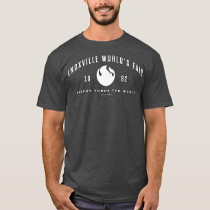 1982年ノックスビル世界博覧会 ヴィンテージスローガン 白 Tシャツ