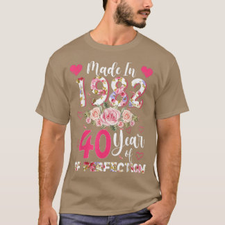 1982年フローラ40歳40歳の誕生日ギフト作 Tシャツ