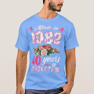 1982年フローラ40歳40歳の誕生日ギフト作 Tシャツ